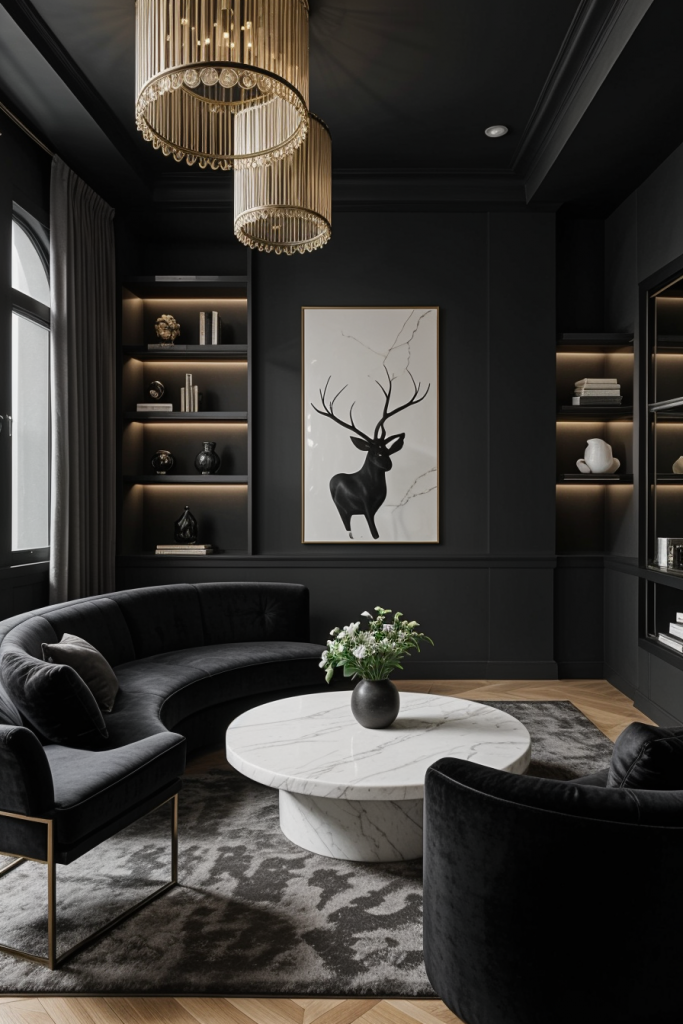 66 Striking Black Small Living Room Ideas for a Sophisticated, Designer Look