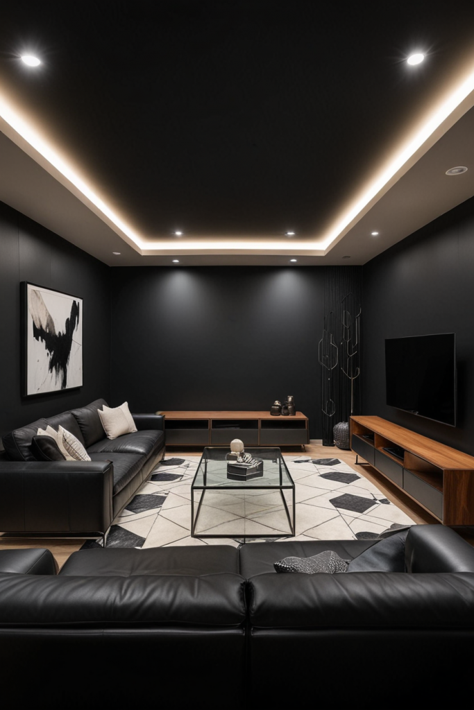 66 Striking Black Small Living Room Ideas for a Sophisticated, Designer Look