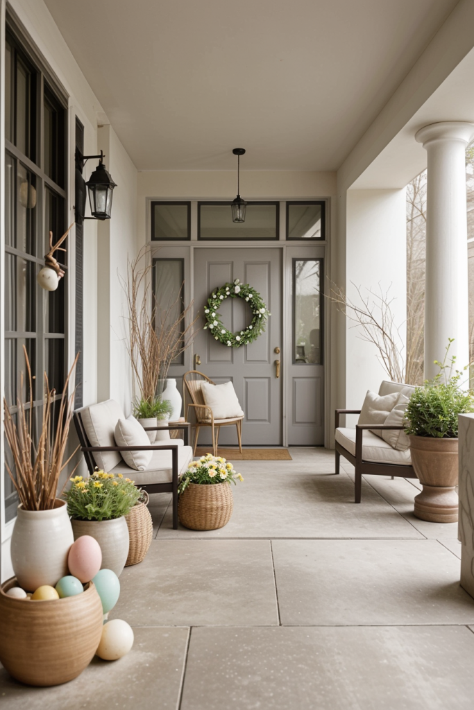 Unique And Sophisticated: 69 Must-Try Easter Porch Designs For 2025