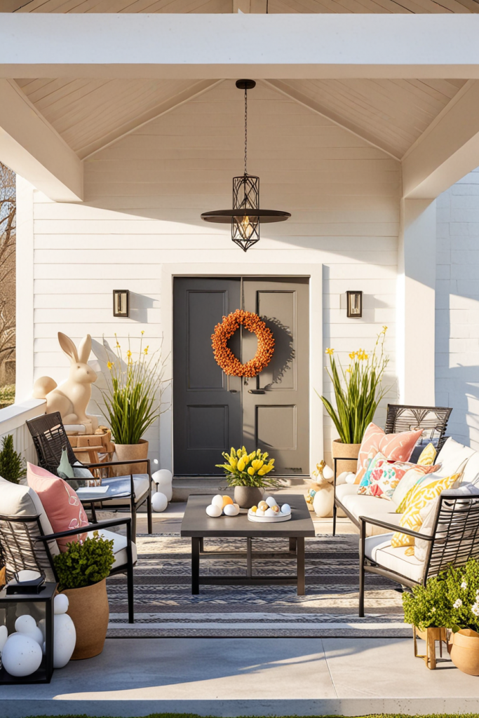 Unique And Sophisticated: 69 Must-Try Easter Porch Designs For 2025