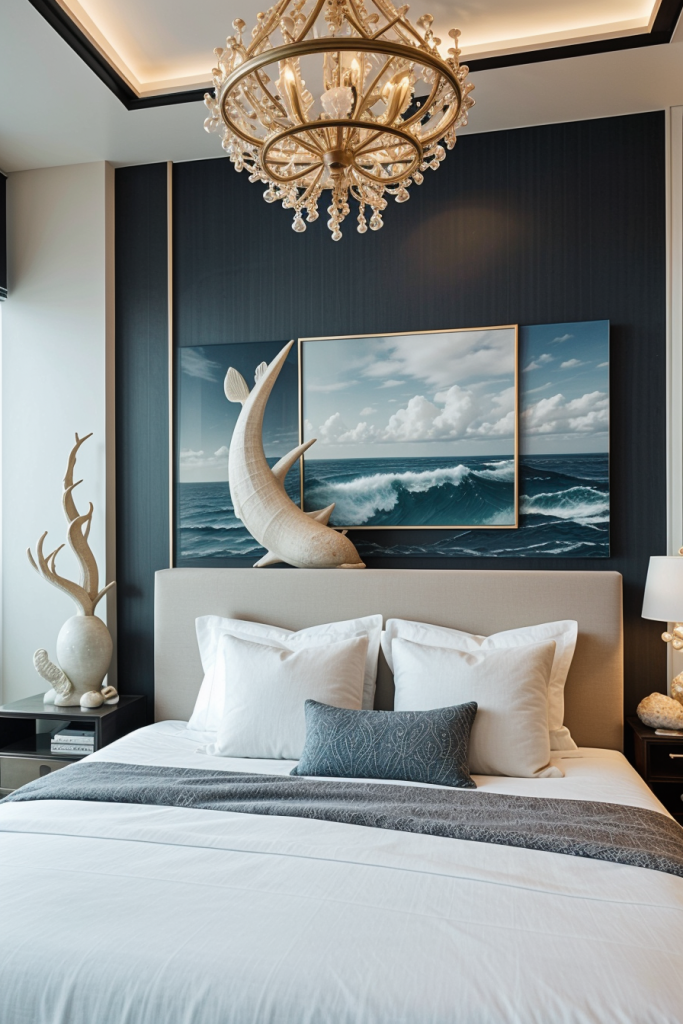 Marine Modernity: 64 Designer Coastal Bedrooms That Evoke Ocean Dreams