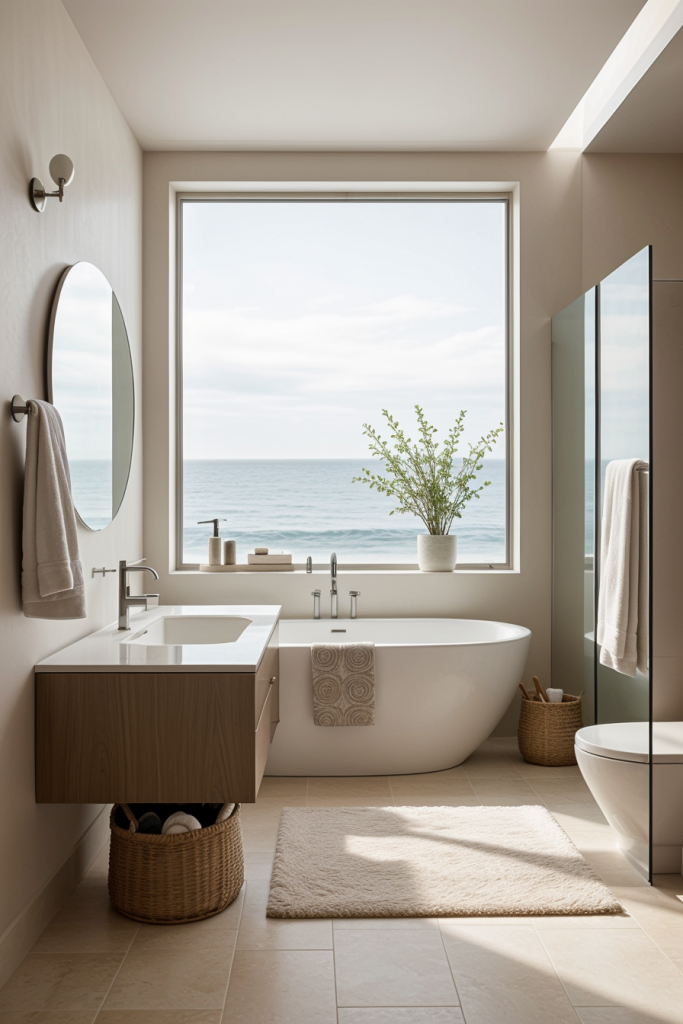 Sail Into Luxury: 67 Modern Coastal Bathrooms 2025 With Unusual Nautical Decor