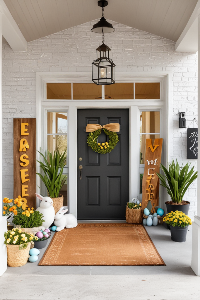 Unique And Sophisticated: 69 Must-Try Easter Porch Designs For 2025