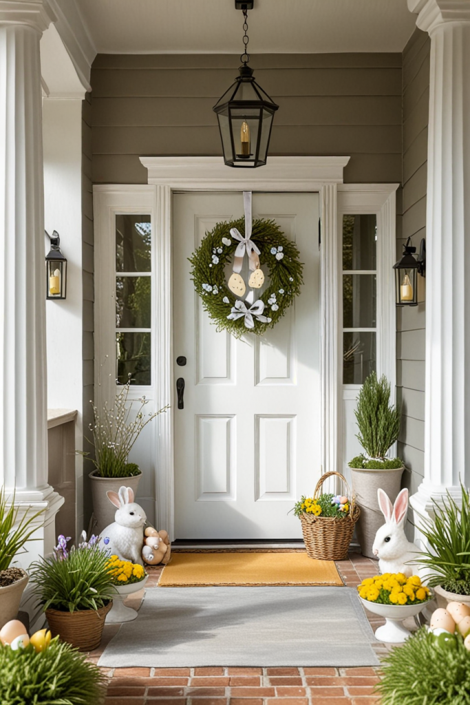 Unique And Sophisticated: 69 Must-Try Easter Porch Designs For 2025