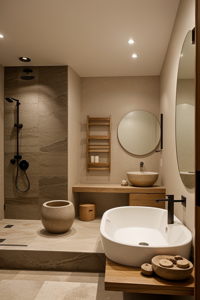 Calm Meets Function: 65 Japandi Bathroom Designs To Refresh Your Space