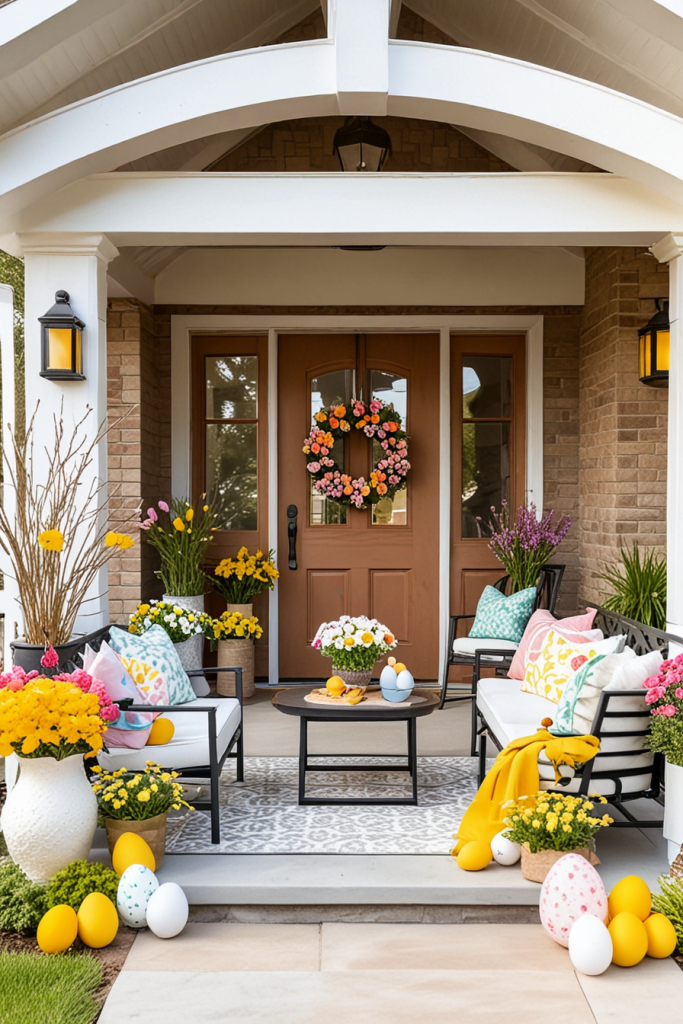 Unique And Sophisticated: 69 Must-Try Easter Porch Designs For 2025