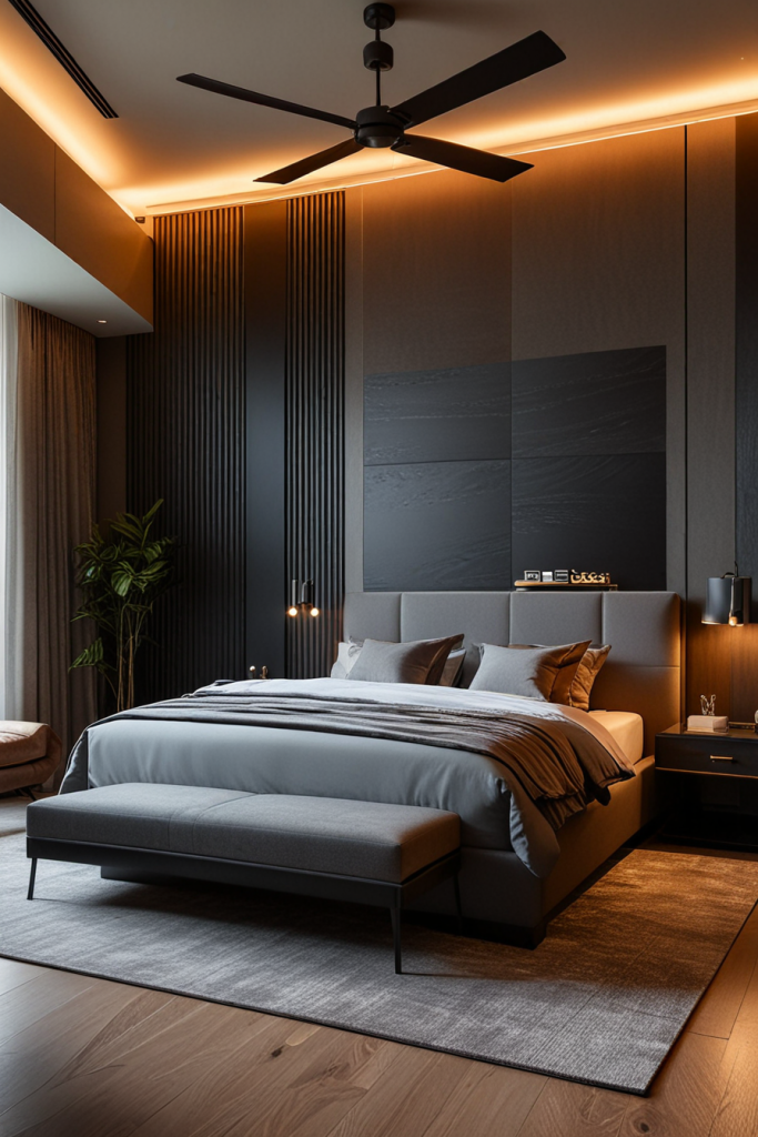 65 Modern Masculine Bedroom Masterpieces: Redefining Sophistication And Style