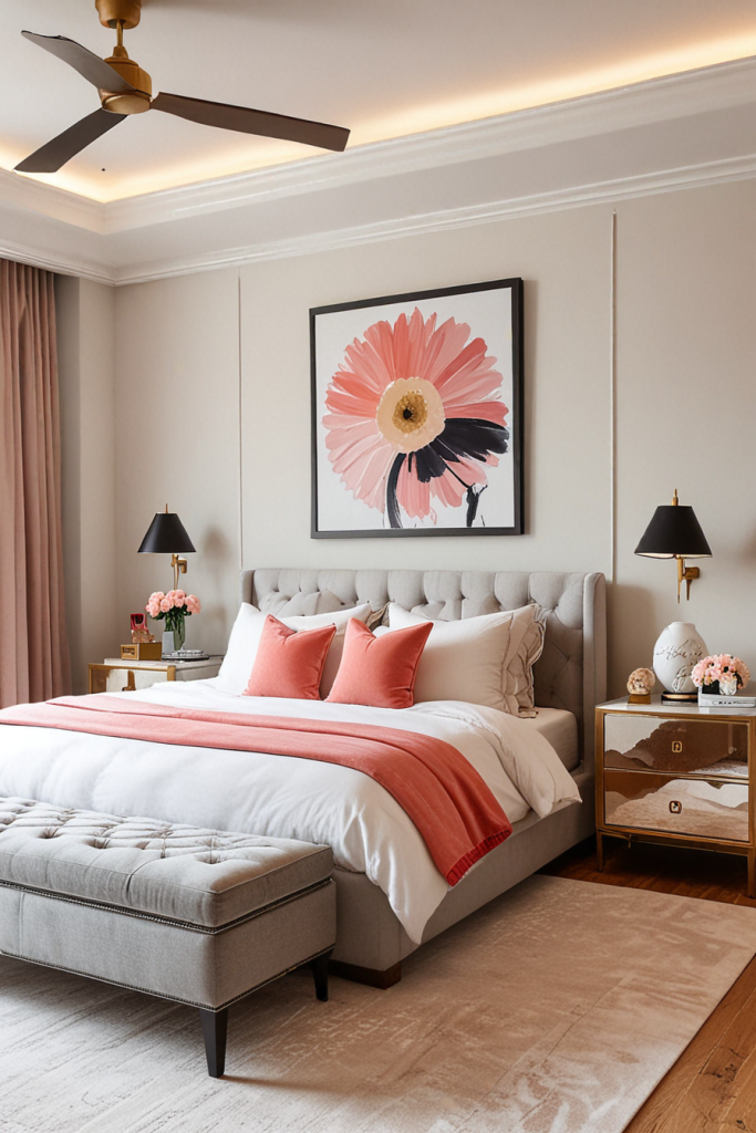 Elegant Innovation: 65 Unforgettable Modern Feminine Bedroom Ideas