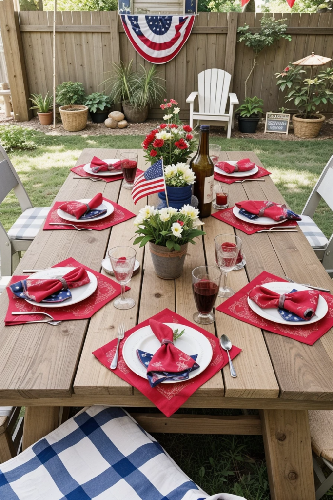 Deck the Table in Patriotic Flair: 60 Dazzling July Fourth Decor Concepts