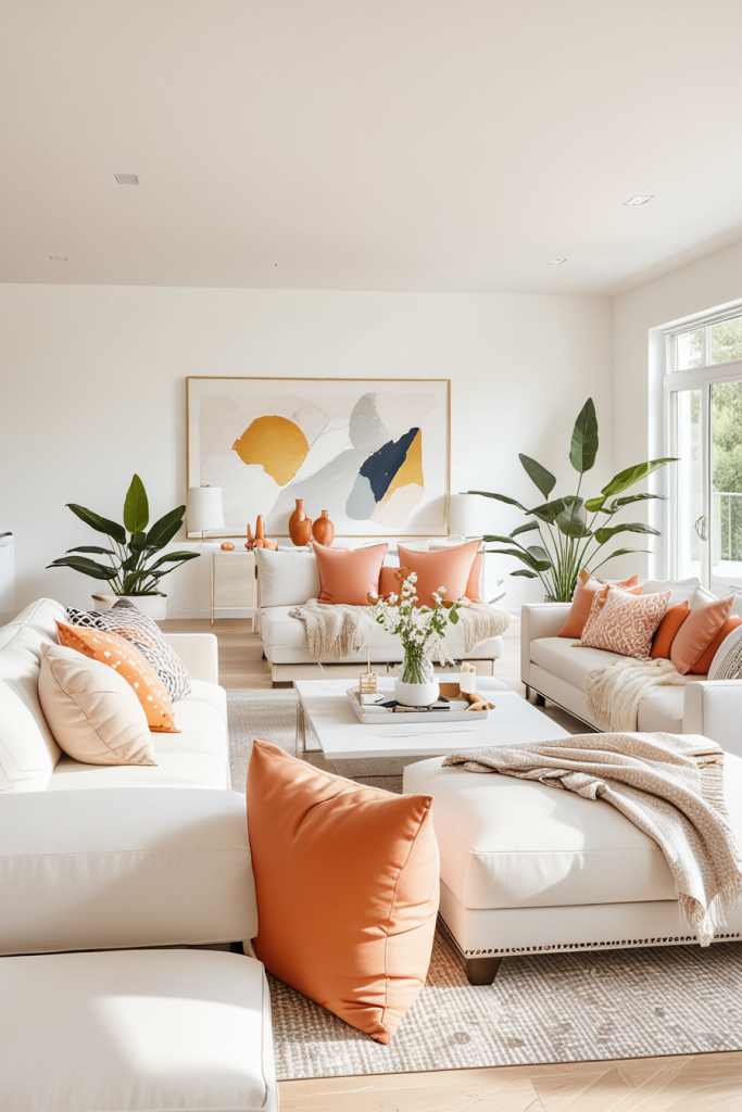 Exquisite Ways To Elevate Your Summer Living Room Through 60 Chic Decor Moves