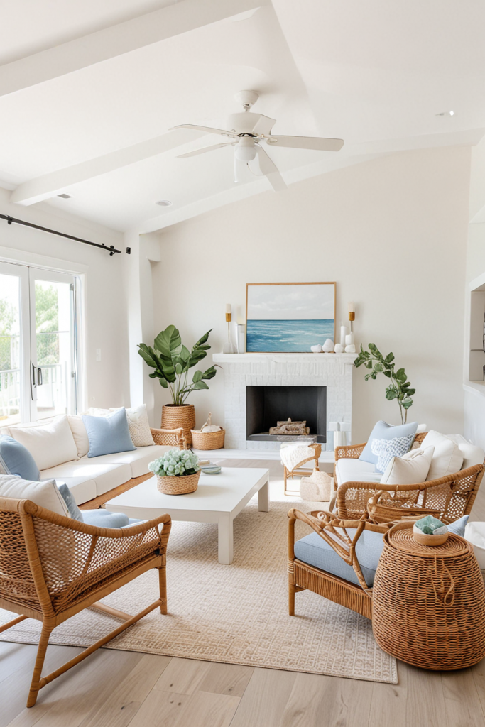 Exquisite Ways To Elevate Your Summer Living Room Through 60 Chic Decor Moves