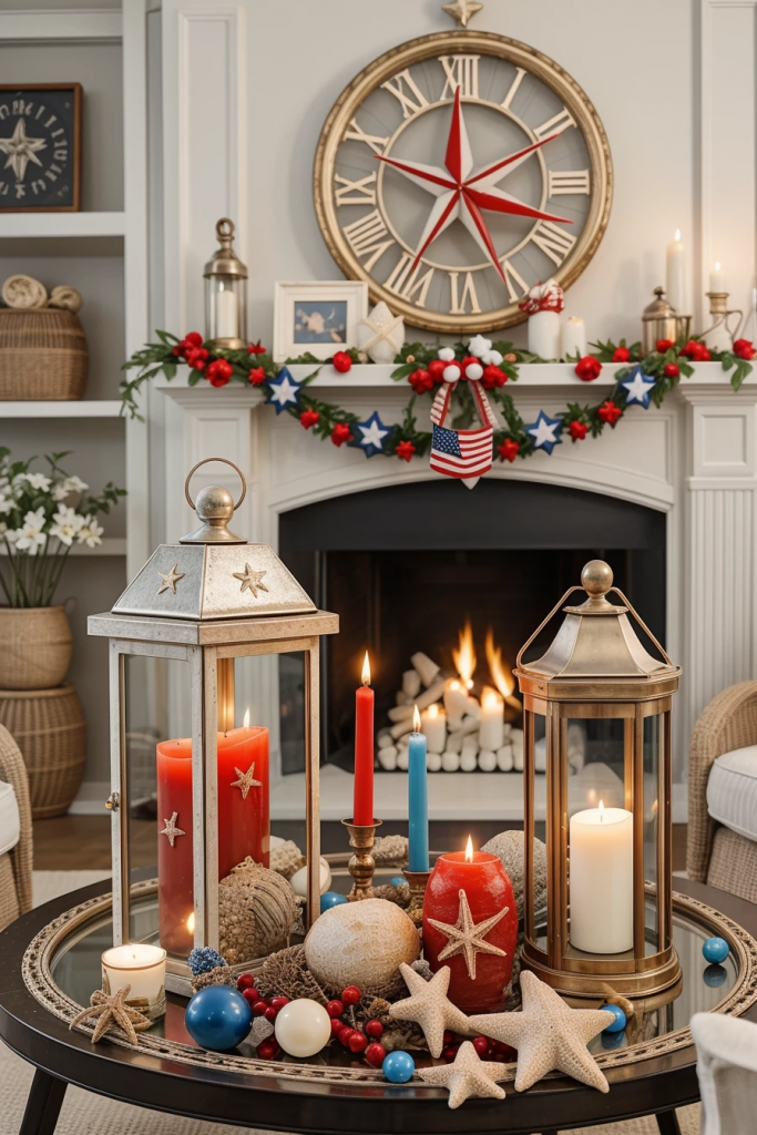 Red, White, And Beachy: 63 Breezy Coastal Living Rooms Decked For The Fourth