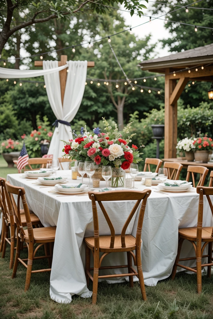Deck the Table in Patriotic Flair: 60 Dazzling July Fourth Decor Concepts