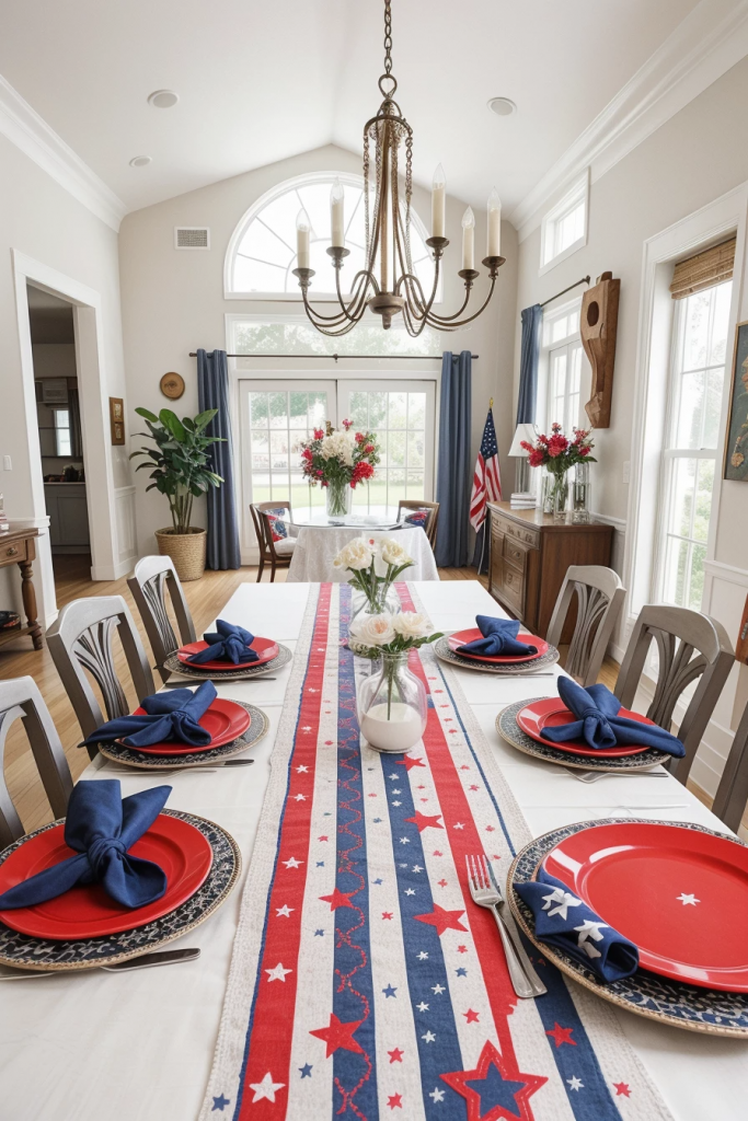 Deck the Table in Patriotic Flair: 60 Dazzling July Fourth Decor Concepts