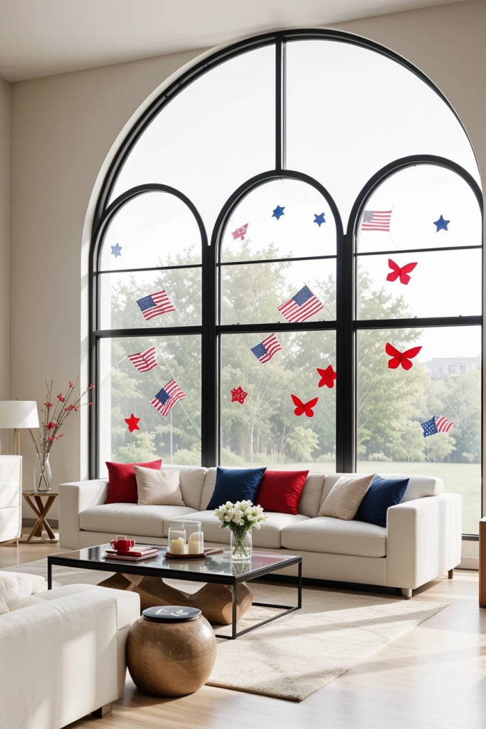 Window To Freedom: 62 Patriotic Displays To Light Up Your 4th Of July