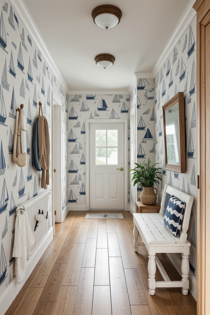 63 Summer Hallway Wallpaper Ideas That Will Blow In a Breeze of Style