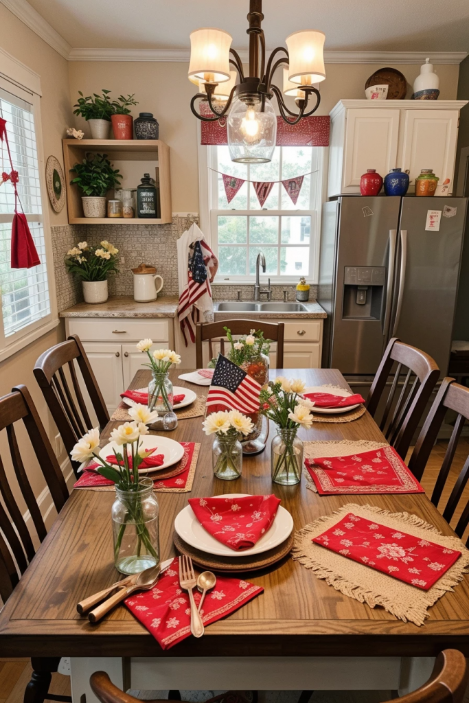 Deck the Table in Patriotic Flair: 60 Dazzling July Fourth Decor Concepts
