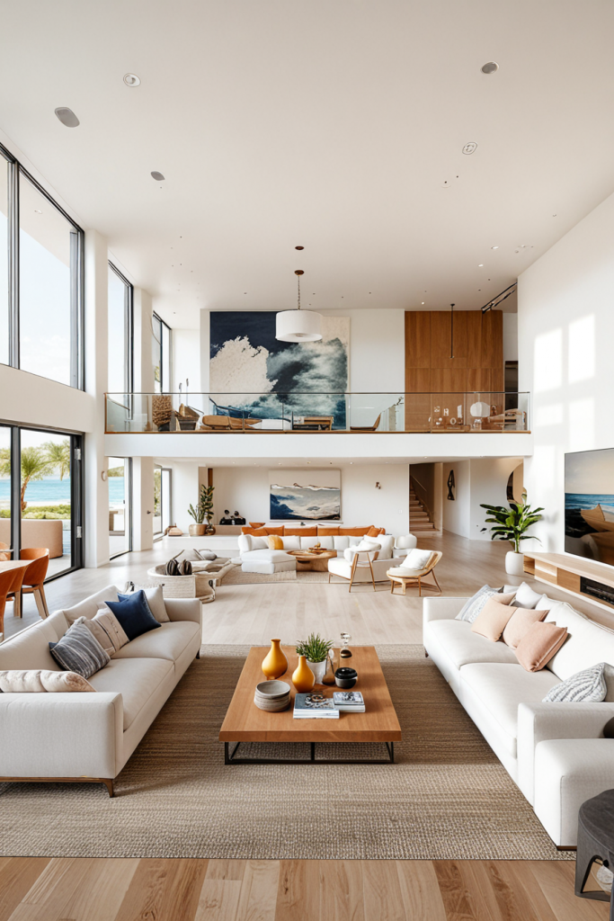 Exquisite Ways To Elevate Your Summer Living Room Through 60 Chic Decor Moves