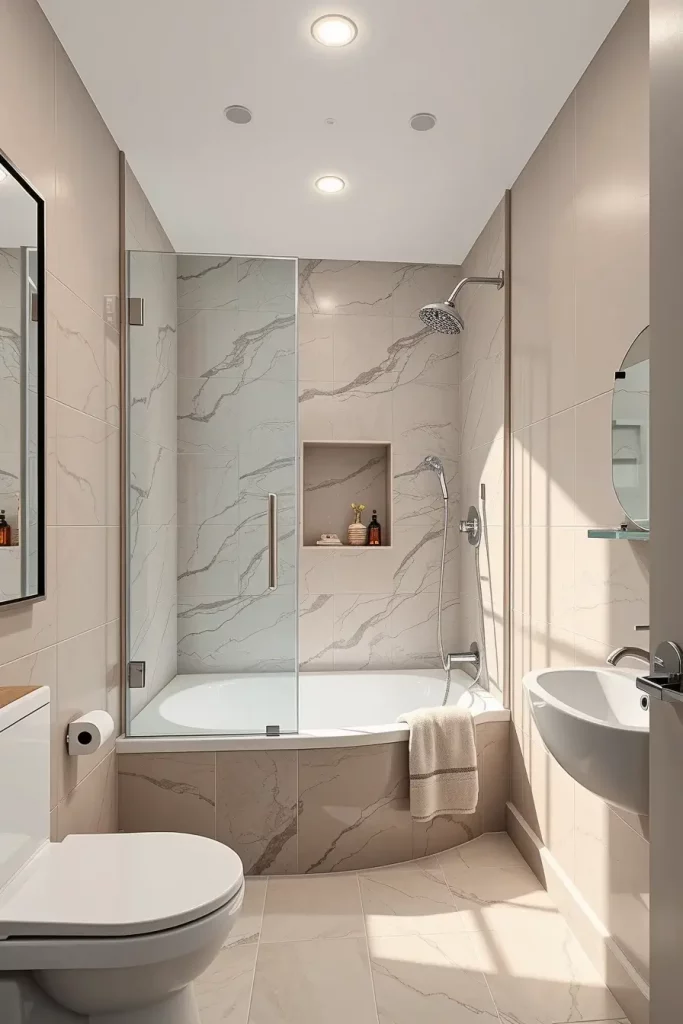 Amazing Small Bathroom: 59 Ideas to Maximize Style and Space