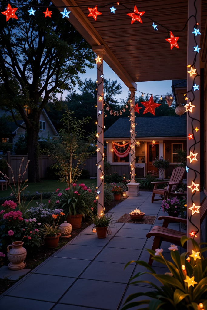 Fireworks For The Front Yard: 60 Jaw-Dropping 4th Of July Home Exterior Ideas