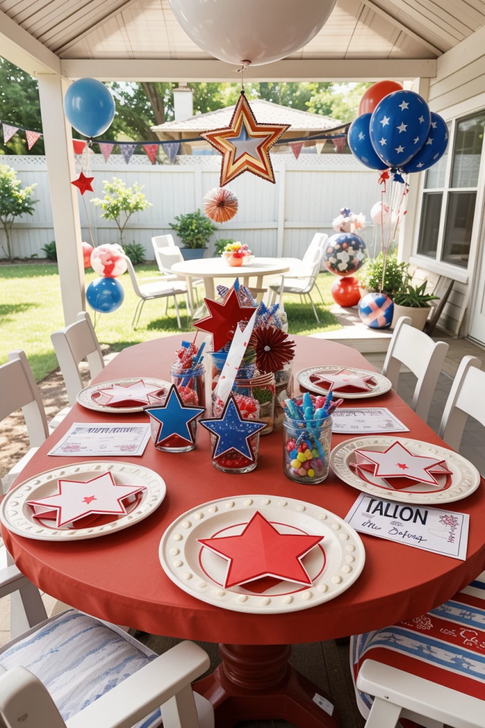 Deck the Table in Patriotic Flair: 60 Dazzling July Fourth Decor Concepts