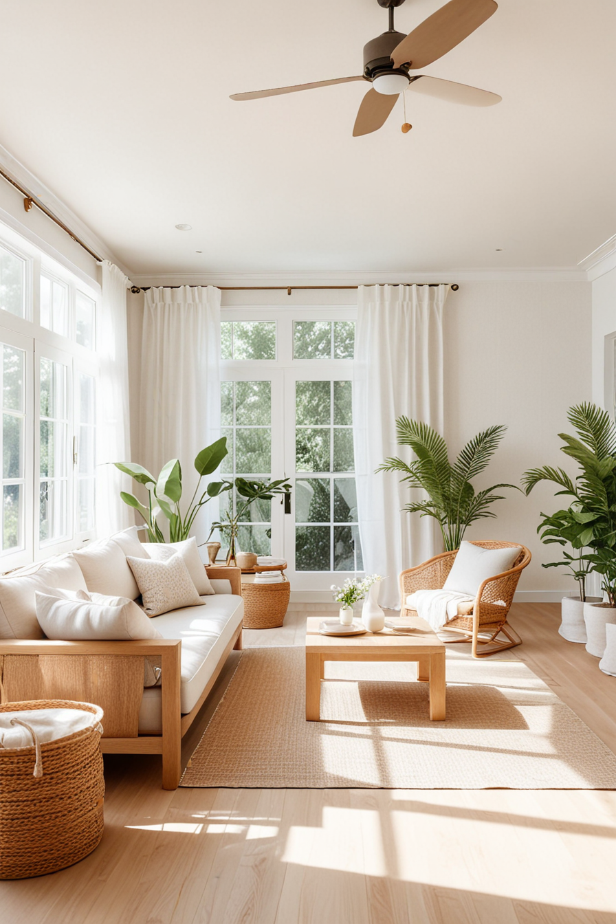 65 Summer Living Room Wallpaper Ideas for a Fresh and Breezy Makeover