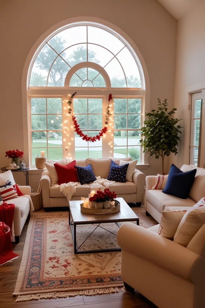 Window To Freedom: 62 Patriotic Displays To Light Up Your 4th Of July