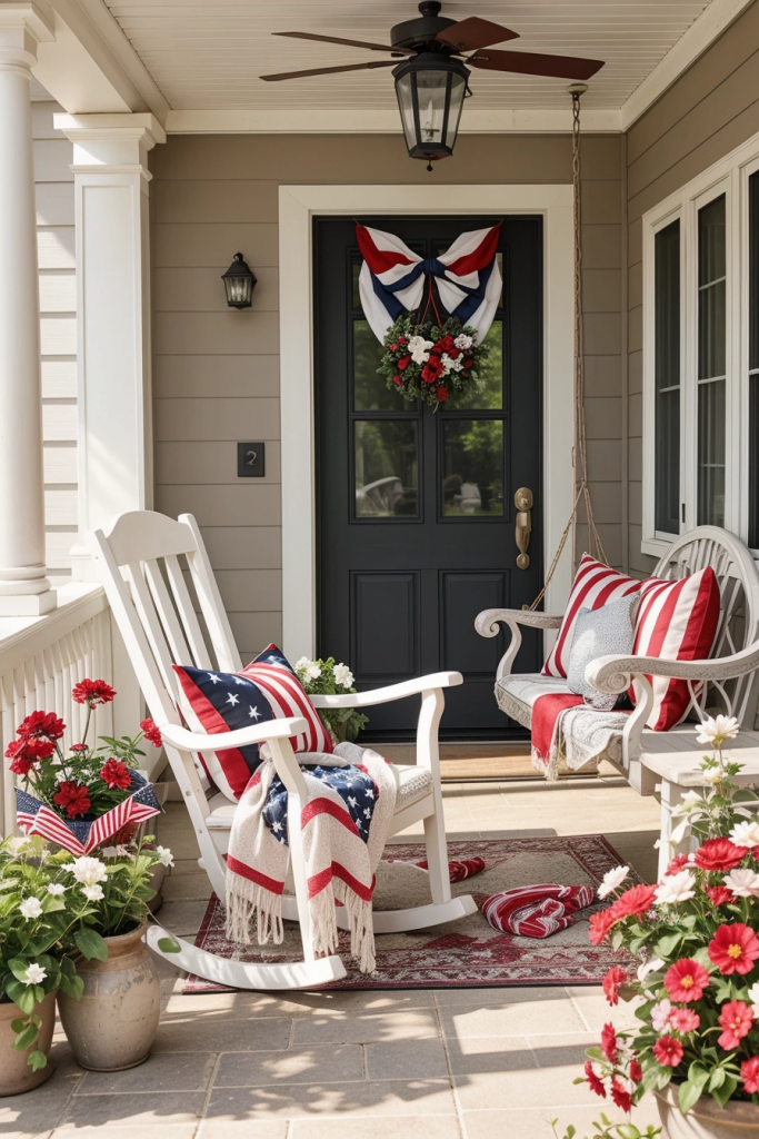 Fireworks For The Front Yard: 60 Jaw-Dropping 4th Of July Home Exterior Ideas