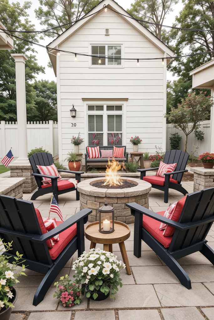 Patriotism With a Twist: 65 Unexpectedly Elegant 4th of July Farmhouse Exterior Inspirations