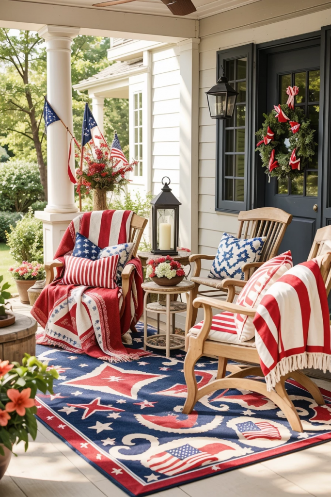 Fireworks For The Front Yard: 60 Jaw-Dropping 4th Of July Home Exterior Ideas