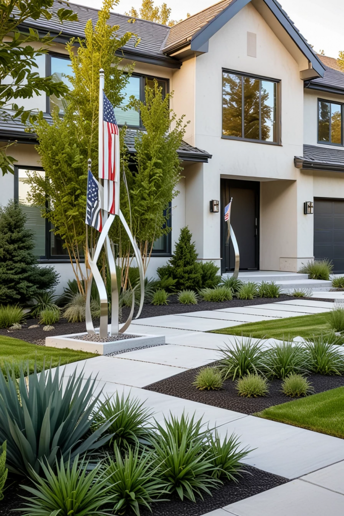 Beyond the Flag: 61 Elegant and Unconventional Front Yard Decorations for the 4th of July