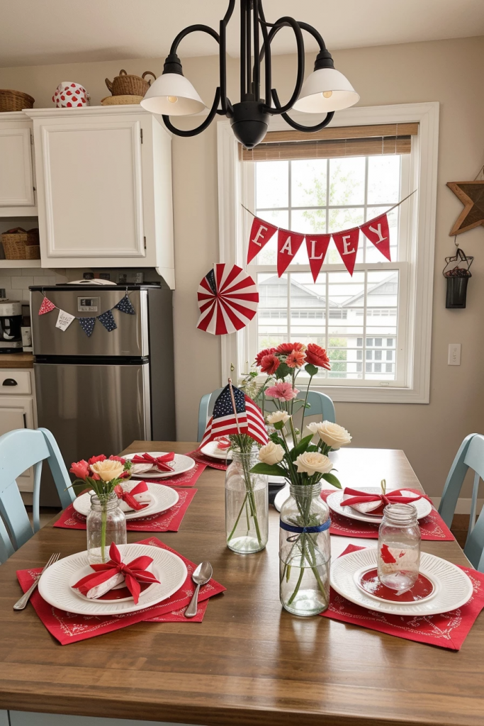 Deck the Table in Patriotic Flair: 60 Dazzling July Fourth Decor Concepts