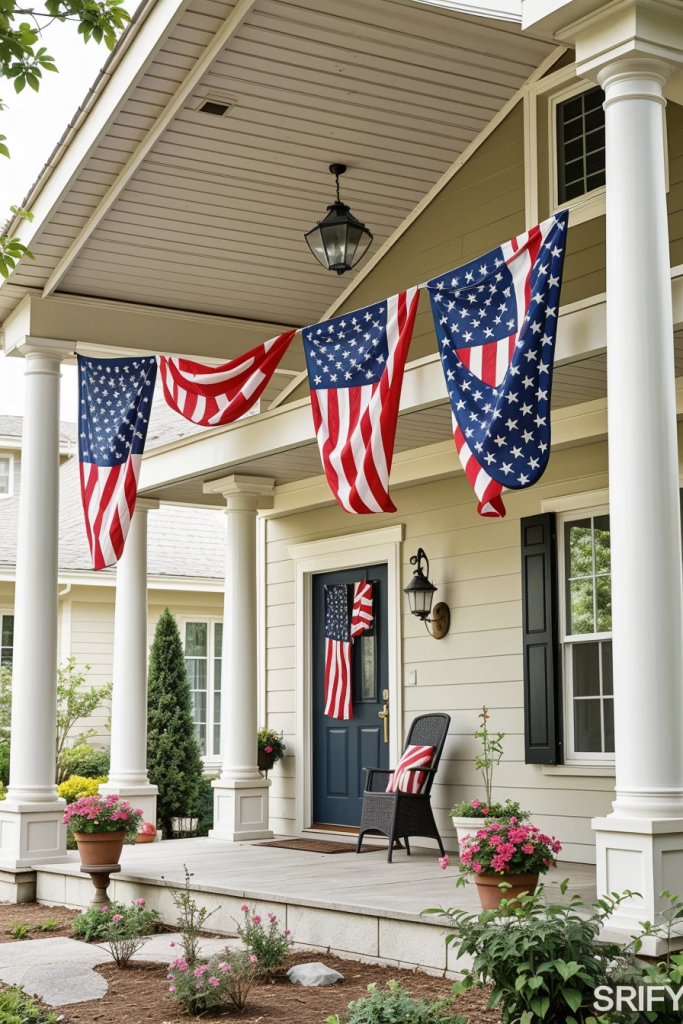 Fireworks For The Front Yard: 60 Jaw-Dropping 4th Of July Home Exterior Ideas