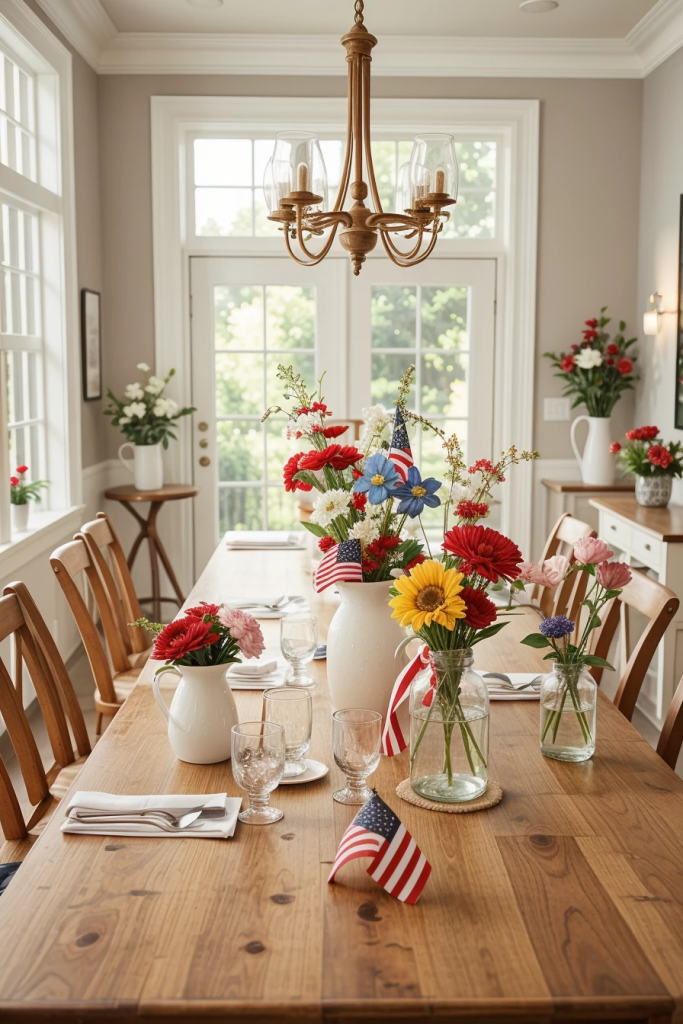 Deck the Table in Patriotic Flair: 60 Dazzling July Fourth Decor Concepts