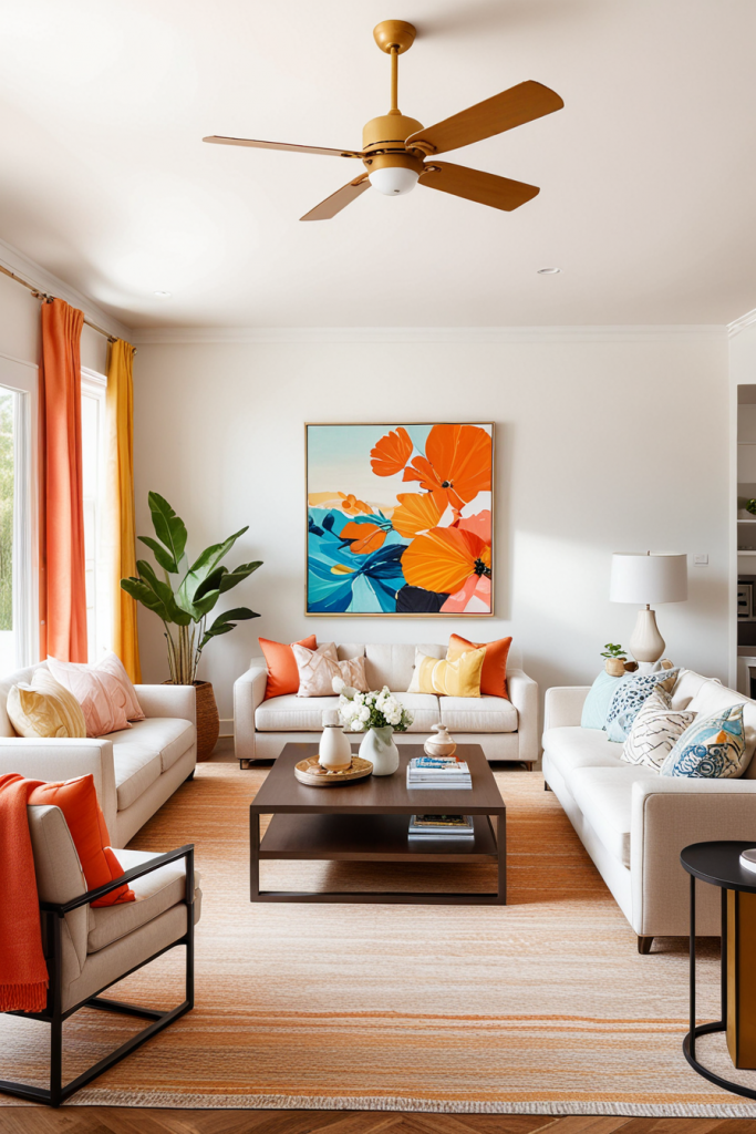 Exquisite Ways To Elevate Your Summer Living Room Through 60 Chic Decor Moves