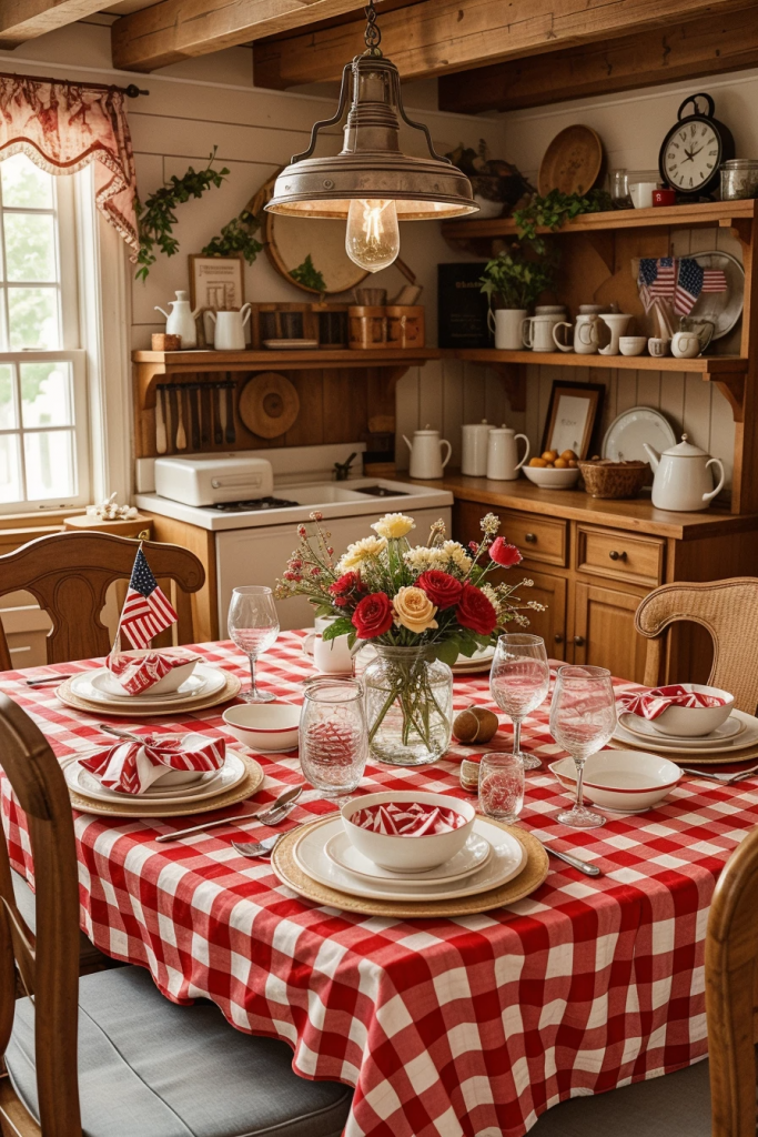 Deck the Table in Patriotic Flair: 60 Dazzling July Fourth Decor Concepts