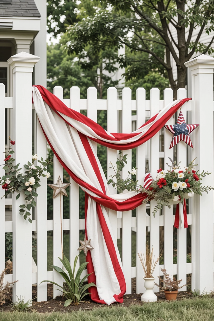 Patriotism With a Twist: 65 Unexpectedly Elegant 4th of July Farmhouse Exterior Inspirations