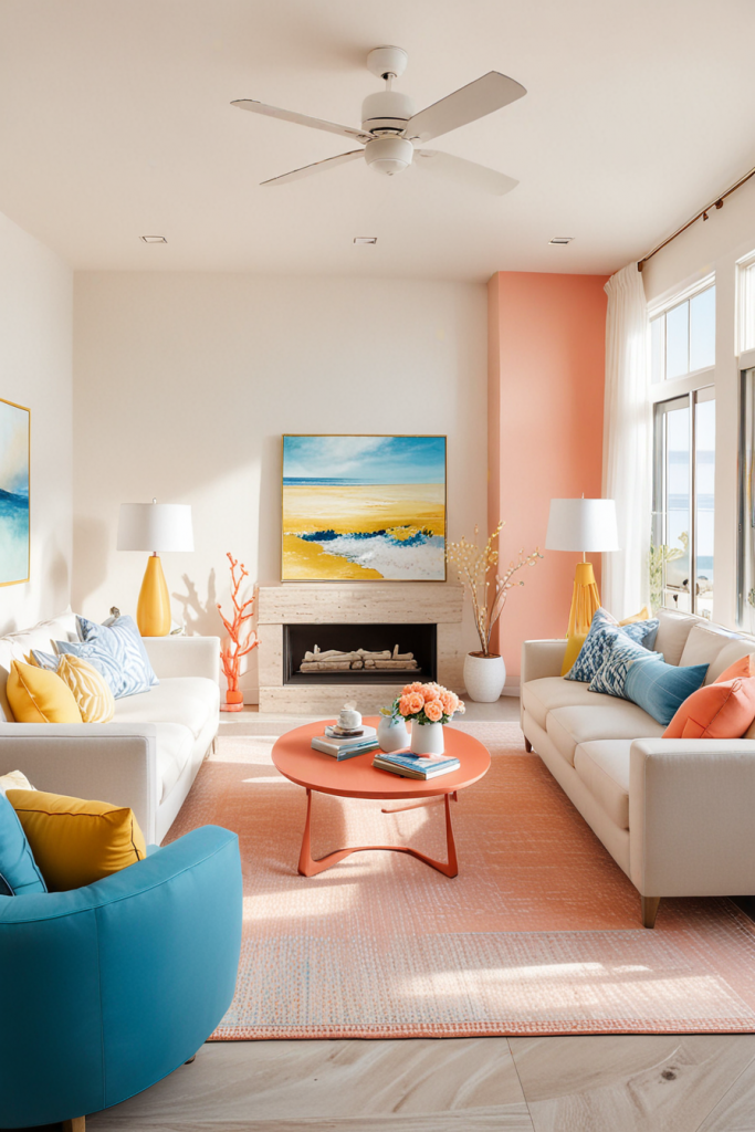 Exquisite Ways To Elevate Your Summer Living Room Through 60 Chic Decor Moves