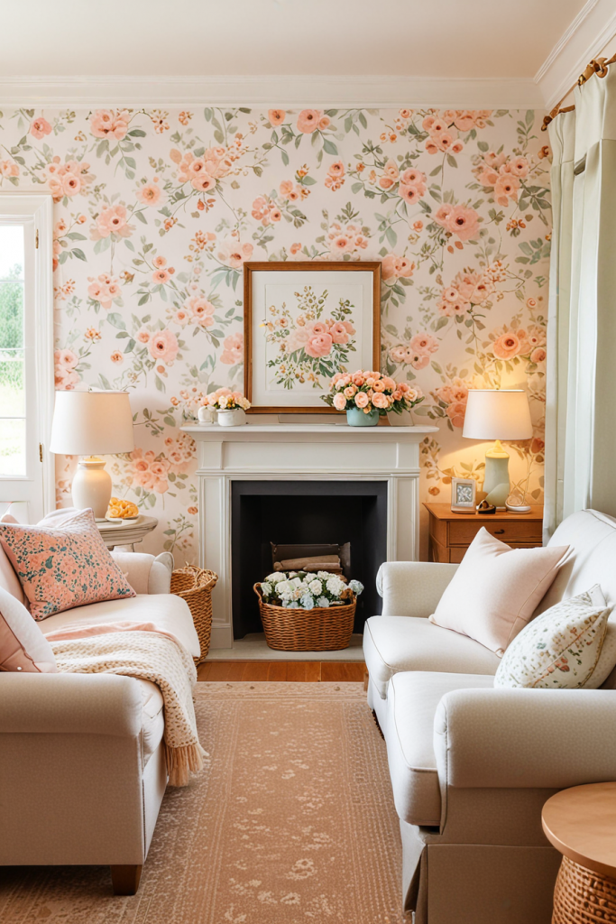 61 Bold And Breezy Accent Wall Ideas To Capture Summer In Your Living Room