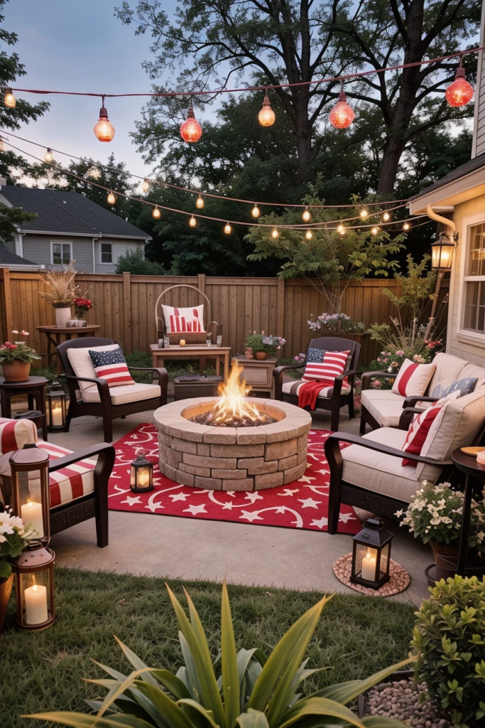 Fireworks For The Front Yard: 60 Jaw-Dropping 4th Of July Home Exterior Ideas