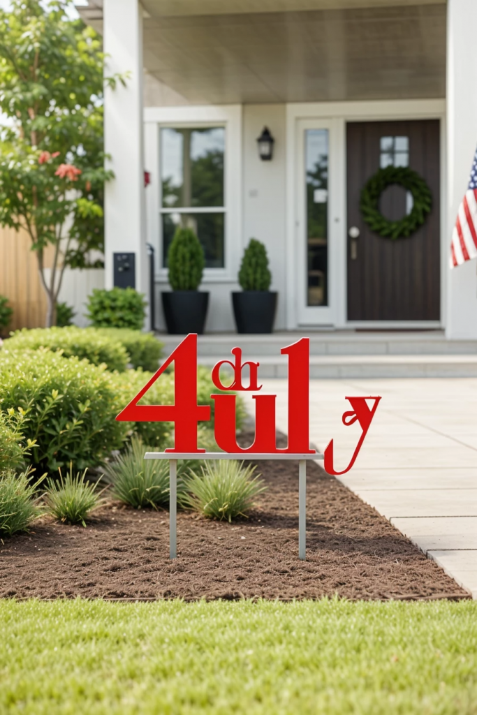 Beyond the Flag: 61 Elegant and Unconventional Front Yard Decorations for the 4th of July