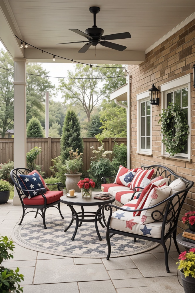 Patriotism With a Twist: 65 Unexpectedly Elegant 4th of July Farmhouse Exterior Inspirations