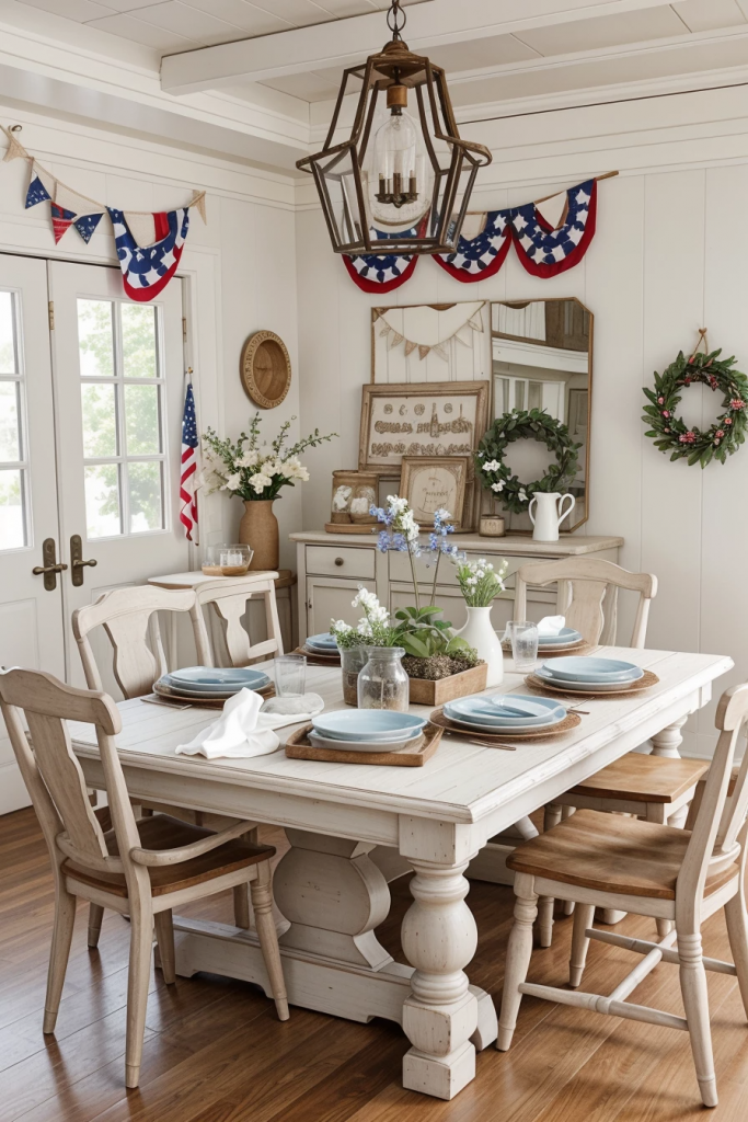 Deck the Table in Patriotic Flair: 60 Dazzling July Fourth Decor Concepts
