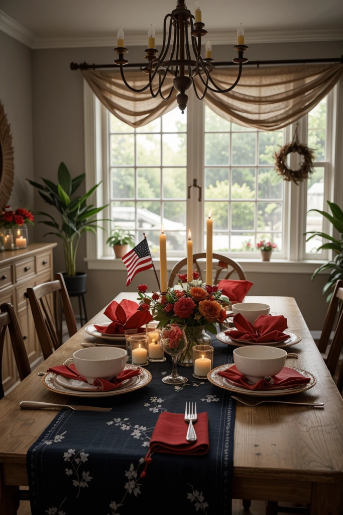 Deck the Table in Patriotic Flair: 60 Dazzling July Fourth Decor Concepts