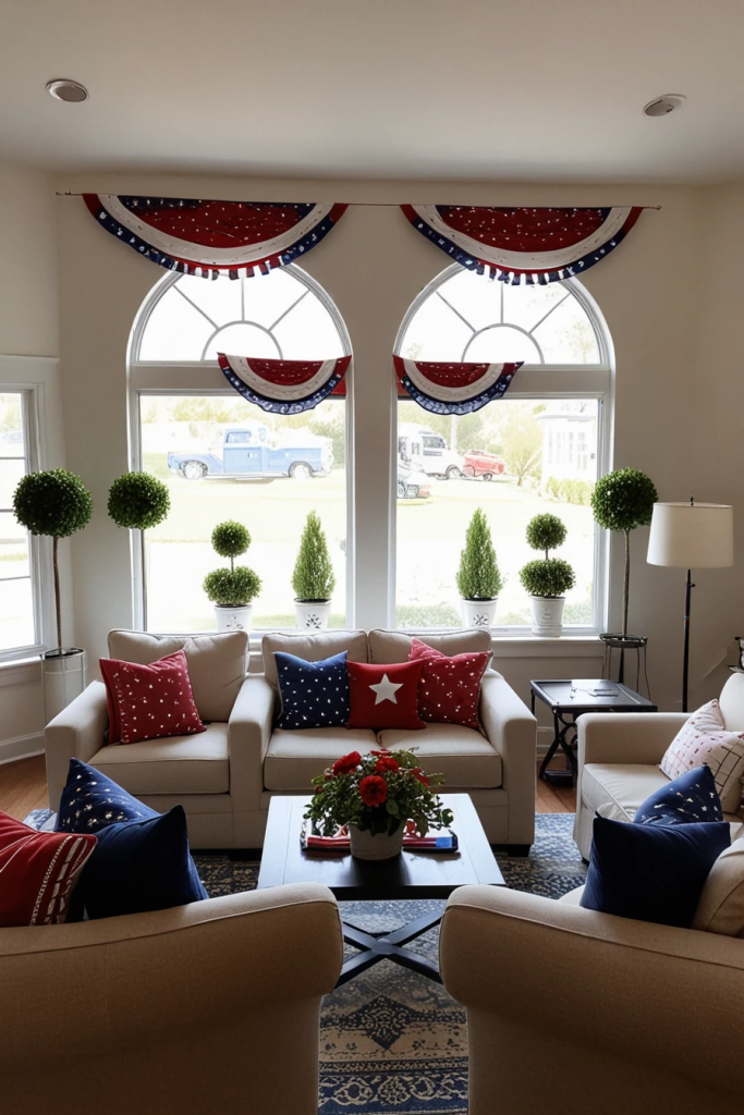 Window To Freedom: 62 Patriotic Displays To Light Up Your 4th Of July