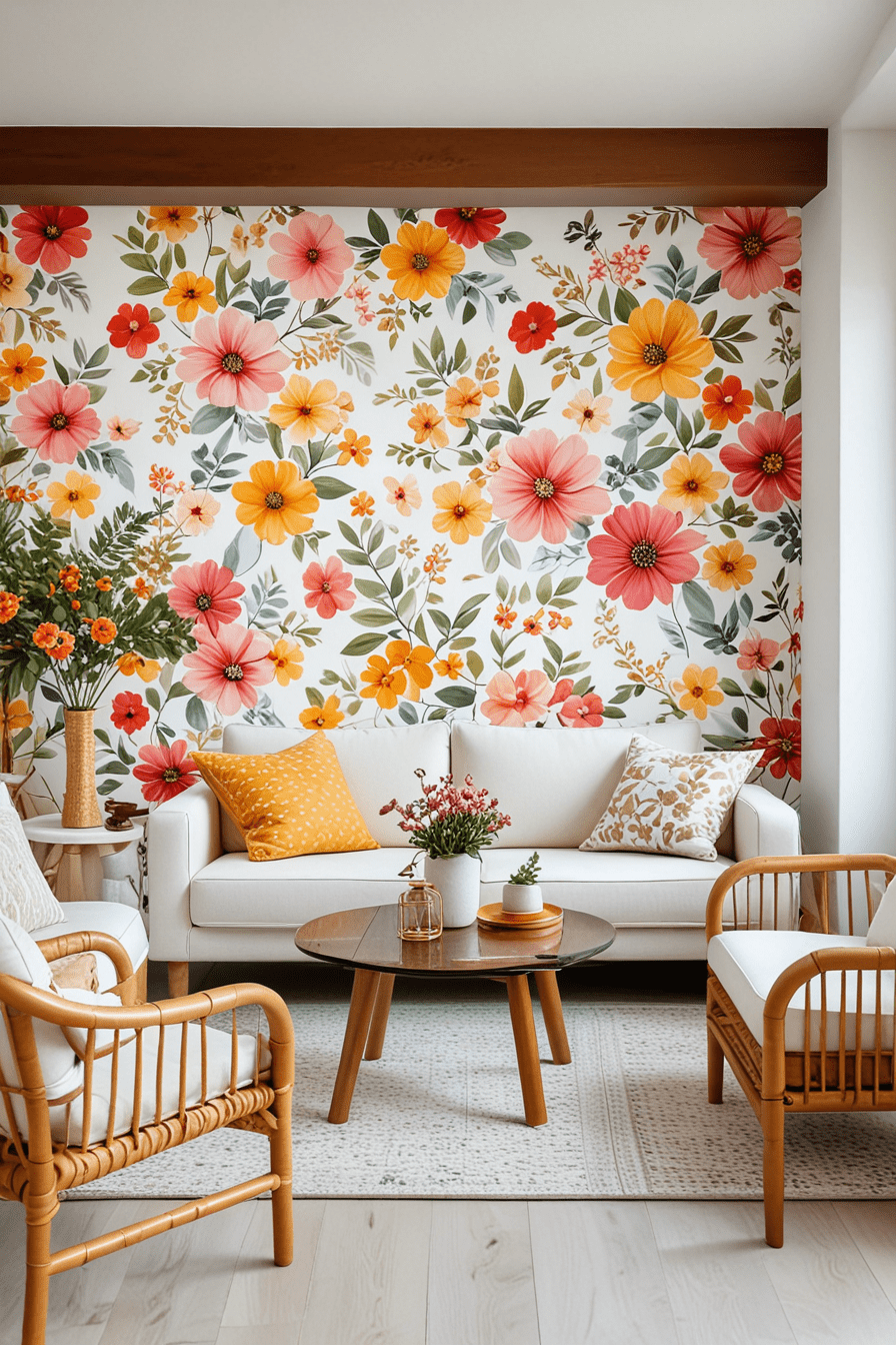 61 Summer Accent Wall Living Room Ideas To Refresh Your Interior Design