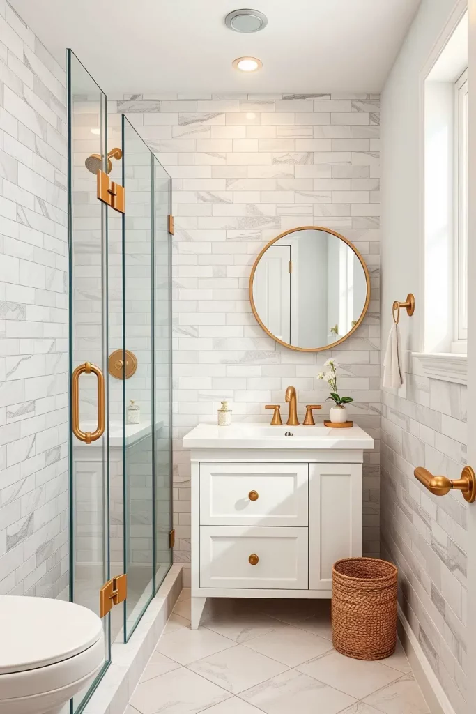 Amazing Small Bathroom: 59 Ideas to Maximize Style and Space