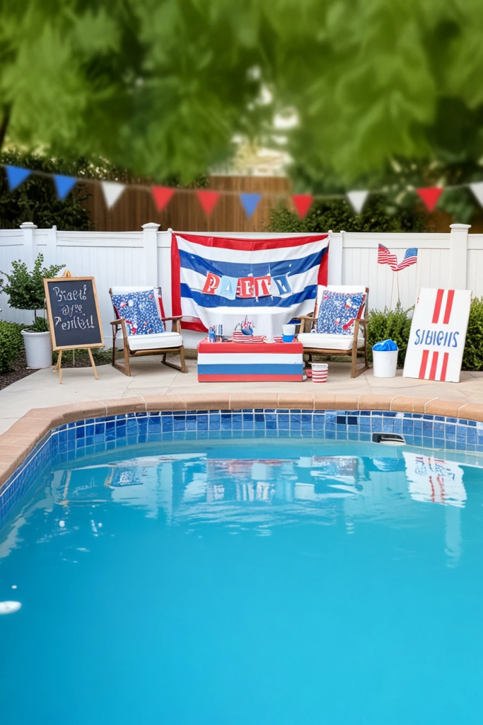 Make a Splash With Style: 60 Genius 4th of July Pool Party Decor Ideas