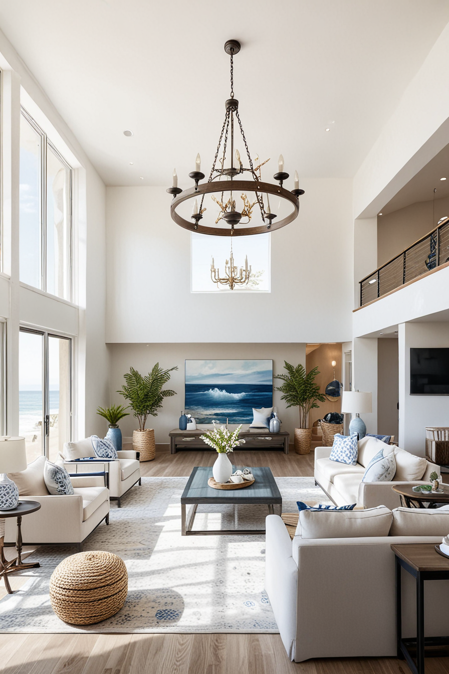 64 Coastal Living Room Decorations: Transform Your Home With Nautical ...
