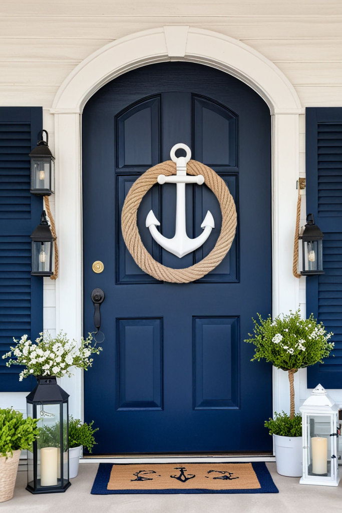56 Summer Front Door Decor Ideas That Will Instantly Brighten Your Entryway
